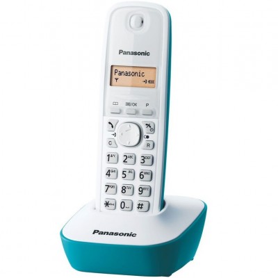 Ασύρματο Ψηφιακό Τηλέφωνο Panasonic KX-TG1611GRC Λευκό-Μπλε